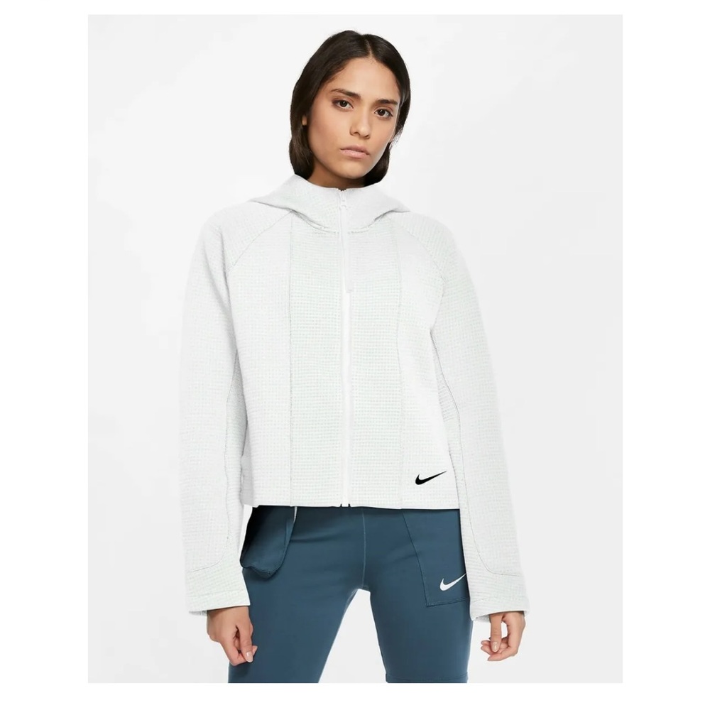 NWT Women’s Nike Loose Fit Tech Pack Green Zip Hoodie, Size M